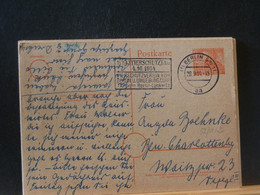 52/012 CP    ALLEMAGNE/BERLIN  1954 - Cartes Postales - Oblitérées