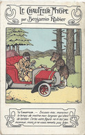 CPA Illustrateur Le Chauffeur Myope Par Benjamin Rabier - Rabier, B.