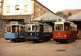 N° 9561 R -cpsm Tranvia Barcelona - Strassenbahnen