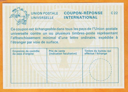 C 22 - Coupon Réponse International Vierge - Union Postale Universelle - € 2.50 - Reply Coupons