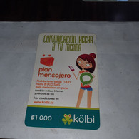 Costa Rica-kolbi A-(23)-(601336655748)-(c1000)-(tirage-?)-used Card - Costa Rica