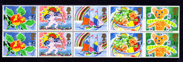 GRANDE-BRETAGNE 1989 - YT N° 1367/1371 NEUFS ** LUXE/MNH - Greetings Stamps - Bloc 10 Valeurs - Ongebruikt
