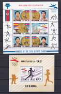 KOREA - JEUX OLYMPIQUES - 1992 - SERIE YVERT N° BLOCS 116 + 91 ** MNH - - Corea Del Norte