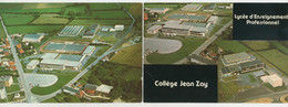 59 - Feignies - Vue Aérienne - Collège Jean Zay (2 Cartes) - Feignies