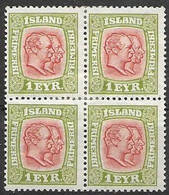 Iceland Mh * 1915 Crosses Wtm  20 Euros - Neufs