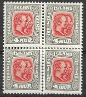 Iceland Mh * 1907 Crown Wtm  7,20 Euros - Unused Stamps