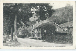 Amel - Débouché De La Promenade Des "Fonds De Quareux" - Grand'Route Du Val De L'Amblève - Café Des Rocs - Amblève - Amel