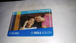Colombia-bellsouth-prepago-(17)-($10.000)-(653-201-1431)+used Card- 1card Prepiad Free - Colombia