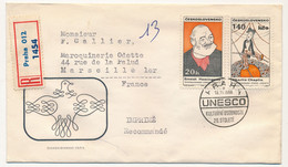 TCHECOSLOVAQUIE - 3 Enveloppes FDC - Série UNESCO - 7 Valeurs - 18/11/1968 PRAGUE - FDC