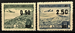 ALBANIA 1952 - MNH - Mi# 523, 524 - 0,50l 2,50l - Albania