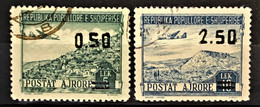 ALBANIA 1952 - Canceled - Mi# 523, 524 - 0,50l 2,50l - Albania