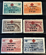 ALBANIA 1946 - MNH - Mi# 385-390 - Red Cross Congress - Albania