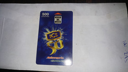 Costa Rica-ice 50-(37)-(0005455741)-(500colones)-(tirage-300.000)-used Card+card Gift Free - Costa Rica