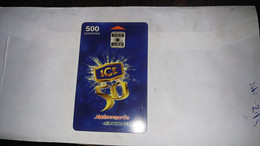 Costa Rica-ice 50-(38)-(0005314512)-(500colones)-(tirage-300.000)-used Card+card Gift Free - Costa Rica