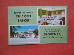 Edwin Turner's Chicken In Basket    Florence South Carolina    > Ref 4690 - Florence