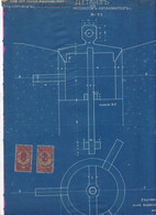 259389 / Bulgaria 1930 - 2+5 (1929)  Leva  Revenue Fiscaux ,Water Supply In The Village Of Seslavtsi  - Brass Detail - Otros Planes
