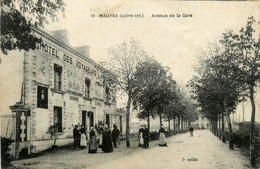 Mauves * Avenue De La Gare * Hôtel Des Voyageurs Salle De Billards - Mauves-sur-Loire