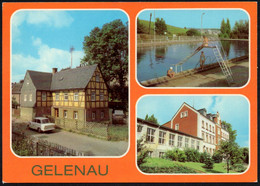E8589 - TOP Gelenau Freibad Fachwerkhaus - Bild Und Heimat Reichenbach - Gelenau