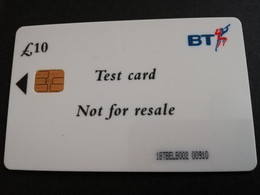 GREAT BRETAGNE  CHIPCARDS / TEST  BT  CARD 10 POUND   PERFECT  CONDITION      **4821** - BT Allgemeine