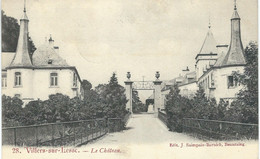 28. VILLERS SUR LESSE : Le Château - Cachet De La Poste 1906 - Rochefort