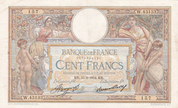 BILLET - 100 FRANCS  L.O. MERSON - TYPE 1906 "GRANDS CARTOUCHES" - 15.2.1934 - 100 F 1908-1939 ''Luc Olivier Merson''