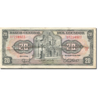 Billet, Équateur, 20 Sucres, 1986-1988, 1988-11-22, KM:121Aa, TTB - Ecuador