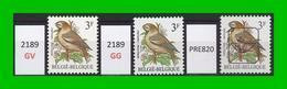 BUZIN - 2189** Gros Bec / Appelvink Série Complète - 1985-.. Pájaros (Buzin)