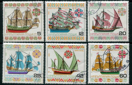 BULGARIA 1985 Historic Ships IV Used.  Michel 3408-13 - Gebraucht