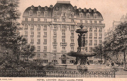 6473  Carte  PARIS  HÔTEL LOUVOIS Square Louvois  (scan Recto-verso) 75 Paris - Cafés, Hotels, Restaurants