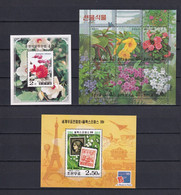 KOREA - FLORE - 1999 - SERIE COMPLETE YVERT N° 2900/2905 + BLOC 369 (PHILEXFRANCE/MUGUET) + 362  ** MNH - Corée Du Nord