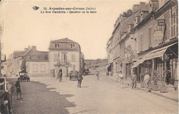 ARGENTON Sur CREUSE - La Rue Gambetta - Quartier De La Gare - Otros Municipios