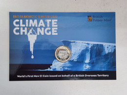 1 Pound Climate Change 2020 British Antarctic Territory Bi-Metal - Nieuwe Sets & Proefsets