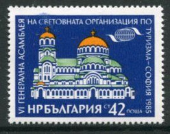 BULGARIA 1985 World Tourism Organisation  MNH / **  Michel 3370 - Nuovi
