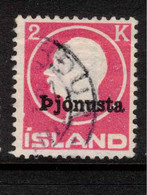 ICELAND 1922 2k Red Official SG O151a U #BMM6 - Service