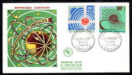 Gabon 1963 FDC Mi# 185-186 - Space Communications - Afrika
