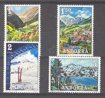 Andorre Esp 1972. Tourisme. Yv 65-68 (**) - Ungebraucht