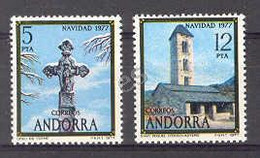 Andorre Esp 1977. NoÃ«l. Yv 102-03 (**) - Ungebraucht