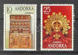 Andorre Esp 1974. Artisanat. Yv 83-84 (**) - Ungebraucht