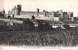 6512 Carte CARCASSONNE Vue Générale Du Nord Est     (scan Recto-verso) 11 Aude - Carcassonne