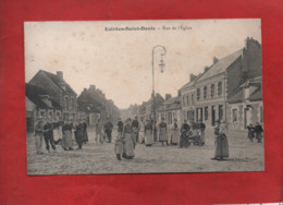 CPA - Estrées Saint Denis  - Rue De L'église - Estrees Saint Denis