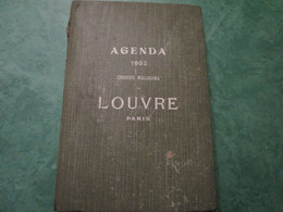 AGENDA 1905 - GRANDS MAGASINS Du LOUVRE (228 Pages + Plan De Paris) - Tamaño Grande : 1901-20