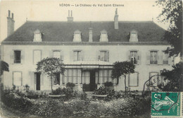 CPA FRANCE 89 "Veron, Le Château Du Val Saint Etienne" - Veron
