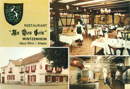 CPSM FRANCE 68 "Wintzenheim, Restaurant Au Bon Coin " - Wintzenheim