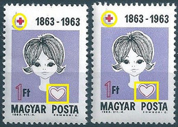 C1115 Hungary Healthcare Child Organization Red Cross MNH ERROR - Oddities On Stamps
