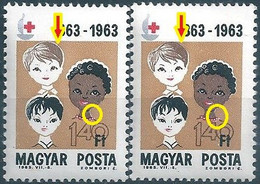 C1118 Hungary Healthcare Children Organization Red Cross MNH ERROR - Oddities On Stamps