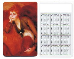 Peinture Jeune Femme GLASCKENS Carte France Calendrier Calendar Calendario Kalender - Other