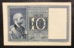 10 LIRE IMPERO 1935 Sup/q.fds LOTTO 3361 - Regno D'Italia – 10 Lire