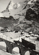 Die Mürren-allmendhubel Bahn SMA - Le Mürren-Allendhubel Bahn SMA -Wagen 2 Mit Mürren Im Hintergrund Um 1930 - Andere & Zonder Classificatie