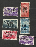 Trieste Poste Aérienne N°6, 9 Cote 10.50 Euros (1, 11, 12A, 19 Offerts) - Airmail