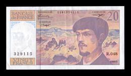 Francia France 20 Francs Claude Debussy 1995 Pick 151h EBC XF - 20 F 1980-1997 ''Debussy''